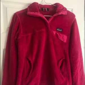 Patagonia quarter button fuzzy fleece